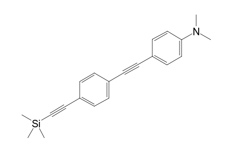N,N-Dimethyl-4-{[4-[(trimethylsilyl)ethynyl]phenyl]ethynyl}aniline