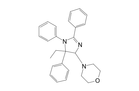 Morpholine, 4-(5-ethyl-4,5-dihydro-1,2,5-triphenyl-1H-imidazol-4-yl)-