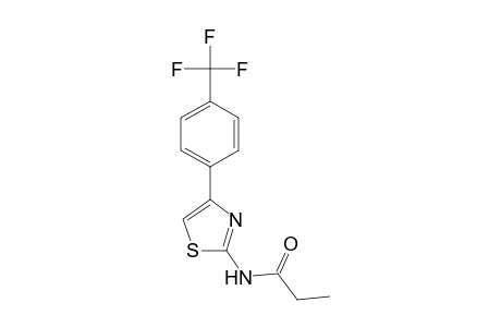 Propanamide, N-[4-[4-(trifluoromethyl)phenyl]-2-thiazolyl]-