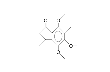 cis-4,5,7-Trimethoxy-2,3,6-trimethyl-indan-1-one