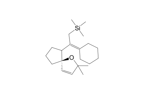 2-[2-(Cyclohexylidene)-2-(trimethylsilyl)ethyl]-5',5'-dimethylspiro[cyclopentane-1,2'-dihydrofuran]