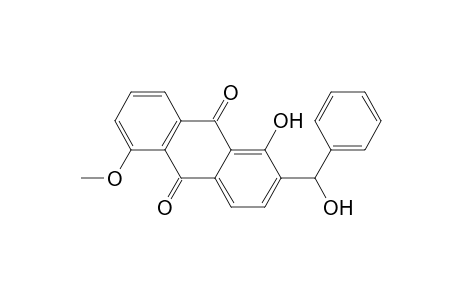 9,10-Anthracenedione, 1-hydroxy-2-(hydroxyphenylmethyl)-5-methoxy-