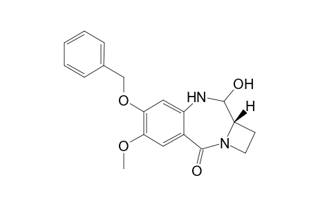 6-Acetyl-7-benzyloxy-10-hydroxyazetido[2,1-c][1,4]benzodiazepine-4-one