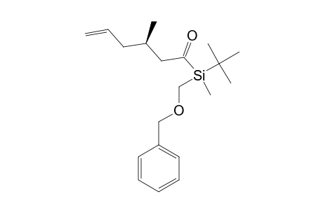 (R*,R*)-[(BENZYLOXY)-METHYL]-(TERT.-BUTYL)-METHYLSILYL-2-METHYL-PENT-4-ENYL-KETONE