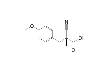(R/S)-2-Cyano-2-methyl-3-(4'-methoxyphenyl)propanoic acid
