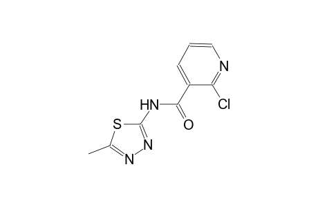 2-chloro-N-(5-methyl-1,3,4-thiadiazol-2-yl)nicotinamide