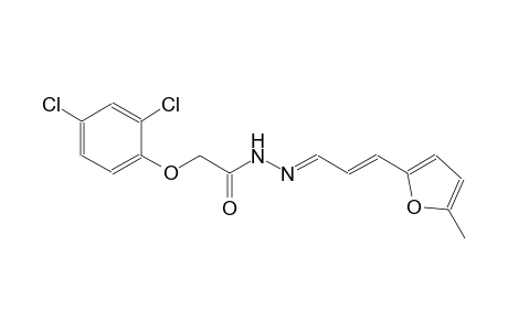 acetic acid, (2,4-dichlorophenoxy)-, 2-[(E,2E)-3-(5-methyl-2-furanyl)-2-propenylidene]hydrazide
