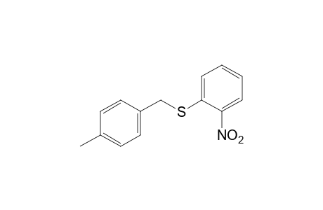 p-methylbenzyl o-nitrophenyl sulfide