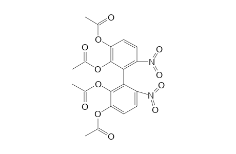 2,2',3,3'-Tetrahydroxy-6,6'-dinitrobiphenyl tetraacetyl dev.