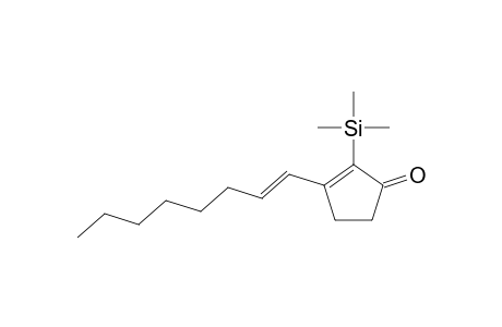 1-Cyclopenten-3-one, 1-(1-octenyl)-2-trimethylsilyl-