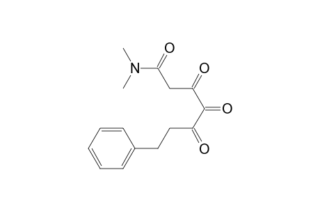 N,N-Dimethyl-.beta.,.delta.,.gamma.-trioxo-benzeneheptanamide