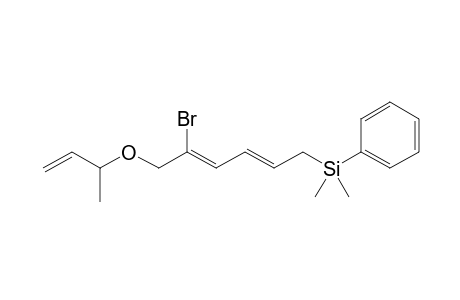 (6Z,8E)-6-Bromo-10-(dimethylphenylsilyl)-3-methyl-4-oxadeca-1,6,8-triene