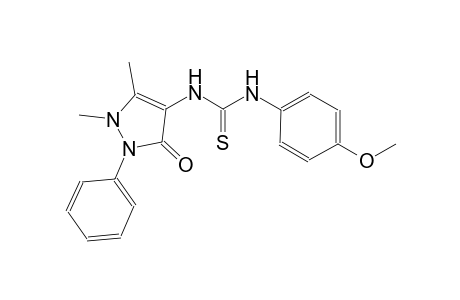 thiourea, N-(2,3-dihydro-1,5-dimethyl-3-oxo-2-phenyl-1H-pyrazol-4-yl)-N'-(4-methoxyphenyl)-