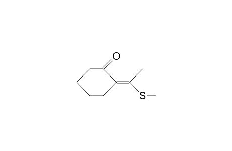 (E)-2-(1-Methylthio-ethylidene)-cyclohexanone