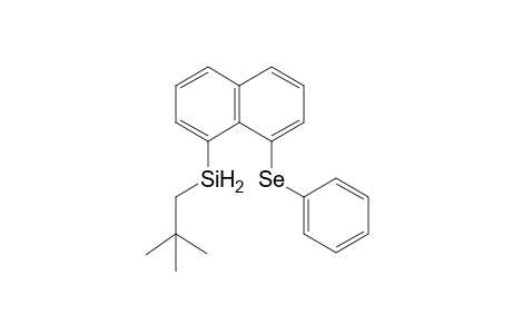 1-Phenylselanyl-8-tert-buthylmethylsilylnaphthalene