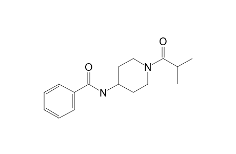 N-(4-Piperidinyl)benzamide, N'-(2-methylpropionyl)-