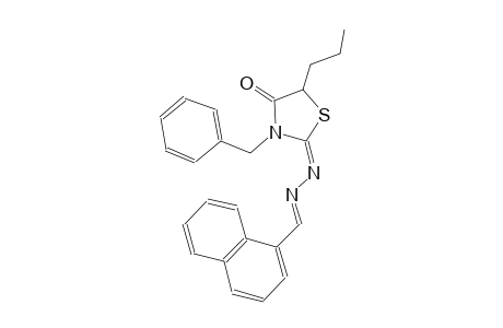 1-naphthaldehyde [(2E)-3-benzyl-4-oxo-5-propyl-1,3-thiazolidin-2-ylidene]hydrazone