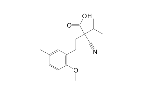 2-CYANO-2-ISOPROPYL-4-(6-METHOXY-m-TOLYL)BUTYRIC ACID