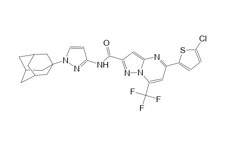 N-[1-(1-adamantyl)-1H-pyrazol-3-yl]-5-(5-chloro-2-thienyl)-7-(trifluoromethyl)pyrazolo[1,5-a]pyrimidine-2-carboxamide