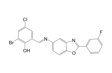 phenol, 2-bromo-4-chloro-6-[(E)-[[2-(3-fluorophenyl)-5-benzoxazolyl]imino]methyl]-