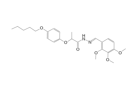 propanoic acid, 2-[4-(pentyloxy)phenoxy]-, 2-[(E)-(2,3,4-trimethoxyphenyl)methylidene]hydrazide
