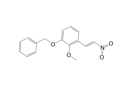 Benzene, 2-methoxy-1-(2-nitroethenyl)-3-(phenylmethoxy)-