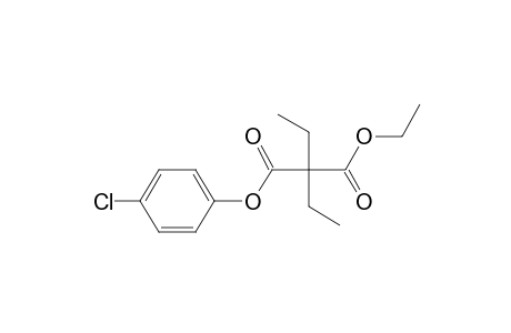 Diethylmalonic acid, 4-chlorophenyl ethyl ester