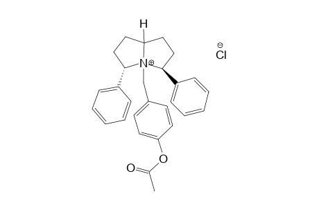 (3S,4S,5S,7aR)-(-)-3,5-Diphenyl-4-[(4-acetyloxyphenyl)methyl]pyrrolizidinium chloride