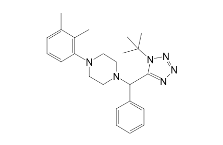 1-((1-(Tert-butyl)-1H-tetrazol-5-yl)(phenyl)methyl)-4-(2,3-dimethylphenyl)piperazine