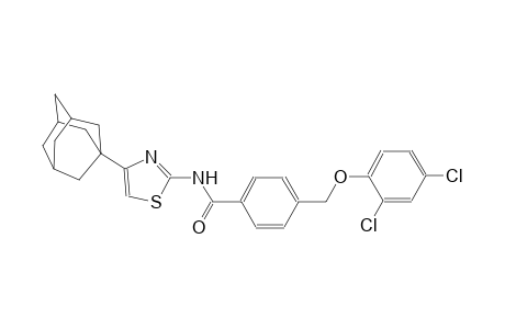 N-[4-(1-adamantyl)-1,3-thiazol-2-yl]-4-[(2,4-dichlorophenoxy)methyl]benzamide