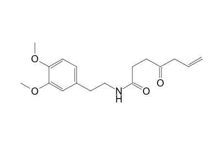 N-[2-(3,4-Dimethoxyphenyl)ethyl]-4-oxohept-6-enamide