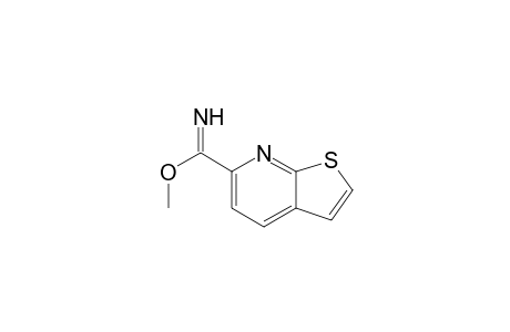 Thieno[2,3-b]pyridine-6-carboximidic acid, methyl ester