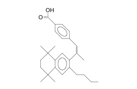 1-(4-Carboxy-phenyl)-cis-2-(1,1,4,4-tetramethyl-6-butyl-tetralinyl-7)-propene