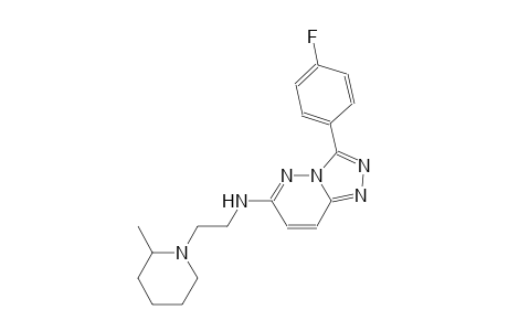 [1,2,4]triazolo[4,3-b]pyridazin-6-amine, 3-(4-fluorophenyl)-N-[2-(2-methyl-1-piperidinyl)ethyl]-
