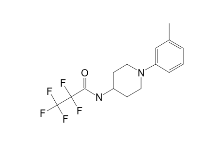 1-(3-Methylphenyl)-4-piperidinamine, N-pentafluoropropionyl-