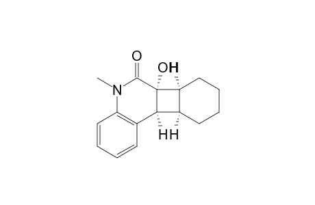 (+/-)-(6a.alpha.,6b.alpha.,10a.alpha.,10b.alpha.)-6a,6b,7,8,9,10,10a,10b-octahydro-6a-hydroxy-5-methyl-benzo[3,4]cyclobuta[1,2-c]quinolin-6(5H)-one
