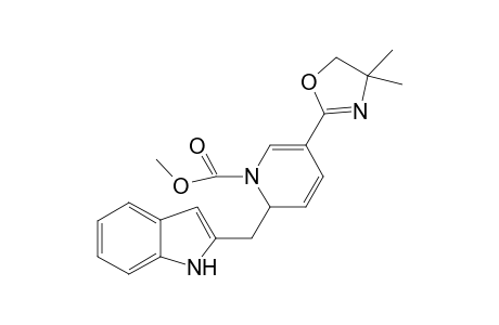 5-(4,4-Dimethyl-2-oxoazolinyl)-2-(2-indolylmethyl)-1-(methoxycarbonyl)-1,2-dihydropyridine