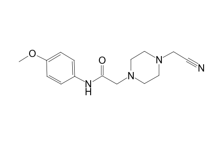 2-(4-Cyanomethyl-piperazin-1-yl)-N-(4-methoxy-phenyl)-acetamide