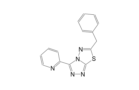 [1,2,4]triazolo[3,4-b][1,3,4]thiadiazole, 6-(phenylmethyl)-3-(2-pyridinyl)-