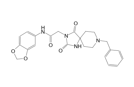 1,3,8-triazaspiro[4.5]decane-3-acetamide, N-(1,3-benzodioxol-5-yl)-2,4-dioxo-8-(phenylmethyl)-