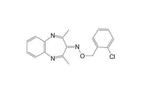 2,4-Dimethyl-3H-1,5-benzodiazepin-3-one O-(2-chlorobenzyl)oxime