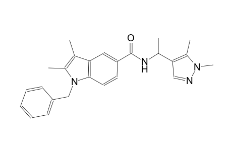 1H-indole-5-carboxamide, N-[1-(1,5-dimethyl-1H-pyrazol-4-yl)ethyl]-2,3-dimethyl-1-(phenylmethyl)-