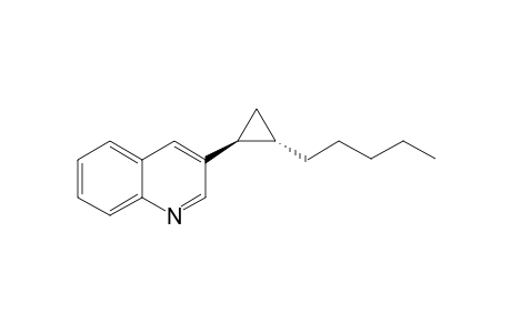 3-[(1S,2S)-2-amylcyclopropyl]quinoline
