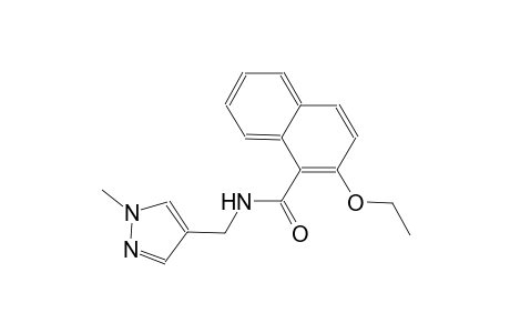 2-ethoxy-N-[(1-methyl-1H-pyrazol-4-yl)methyl]-1-naphthamide