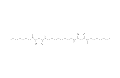 Propanediamide, N,N''-1,8-octanediylbis[N'-heptyl-N'-methyl-