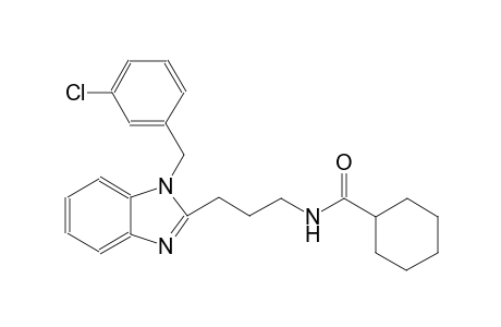 cyclohexanecarboxamide, N-[3-[1-[(3-chlorophenyl)methyl]-1H-benzimidazol-2-yl]propyl]-