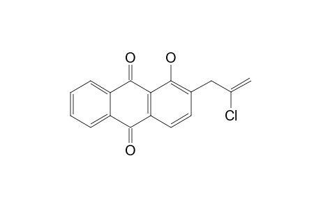 2-(2'-CHLORO-PROP-2'-ENYL)-1-HYDROXY-ANTHRAQUINONE