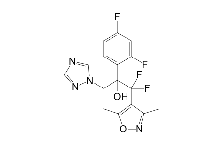 2-(2,4-difluorophenyl)-1-(3,5-dimethyl-1,2-oxazol-4-yl)-1,1-difluoro-3-(1,2,4-triazol-1-yl)propan-2-ol