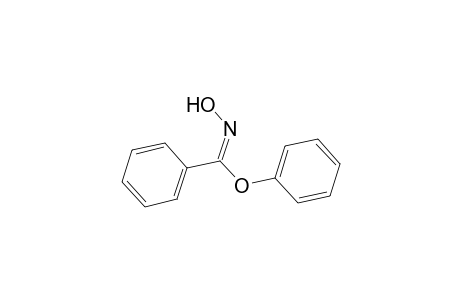 Phenyl N-hydroxybenzenecarboximidoate