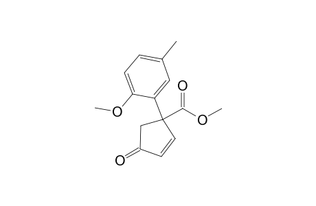 1-(2-Methoxy-5-methylphenyl)-4-oxo-1-cyclopent-2-enecarboxylic acid methyl ester